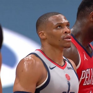 "MONSTER JAM BY RUSSELL WESTBROOK."🗣 😤 Check out emphatic SLAMS, powerful BLOCKS, and more from Russell Westbrook during the 2020-21 regular season before the #StateFarmPlayIn tournament continues TONIGHT at 8pm/et on TNT! #DCAboveAll Win to get in! The 8th seed in the East is on the line as the Wizards host the Pacers. | NBA