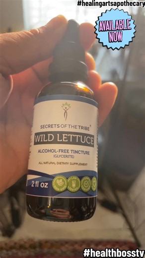 Get our Wild Lettuce Extract here! Benefits: Pain Relief • Induce and/or Improve Sleep • Whooping Cough • Anxiety • Restlessness • Certain Respiratory Issues • Joint Pain• Antibacterial • Support Digestion #HealthBossTV #HealingArts #HealingArtsApothecary #Healingartsme #Healthbosstv #BeYourOwnHealthBoss #Health | Healing Arts