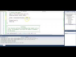 Searching Parallel Arrays