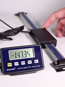 Digital Readout Linear 0-500mm/20inch，LCD Remote Digital Linear Scale DRO for Milling Machines Lathes