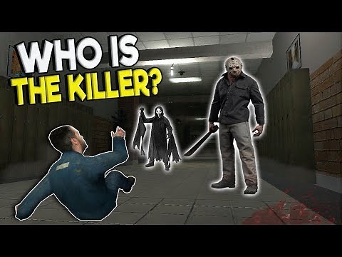 HORROR MOVIE SLASHERS CHASE SCARED TEENS! - Garry's Mod Gameplay - Gmod Slasher Survival