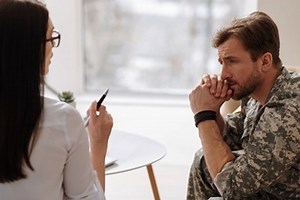 How does the VA rate depression caused by my diabetes?