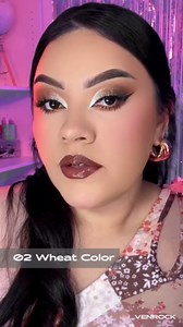 Venrock Soft Velvet Pressed Powder Long-lasting oil control,Natural lightweight finish,Gentle and non-irritating Brightens skin tone Quick touch-ups,Blurs pores,Concealing (03#Brown, 0.23 oz)