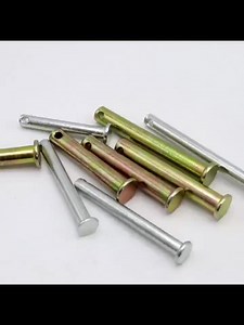 Clevis Pins With Small Head and Split Pin Hole Carbon Steel Material Plain or Galvanized Pin Shaft