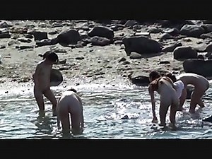 Peeing on the nude beach