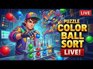Satisfying Color Ball Sorting 🧩 Most Addictive Puzzle Game Ever!