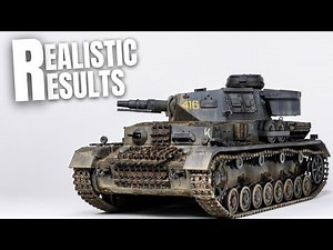 Tamiya Panzer IV FULL Weathering - Step by Step Painting