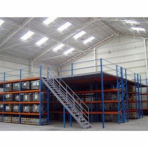 [Hot Item] Adjustable Powder Coated Mezzanine Steel Platform for Industrial Storage
