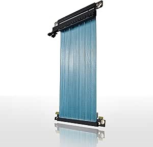 PCI-E 4.0 Riser Cable,90 Degree PCIe 4.0 Riser Cable Vertical GPU Mount Pcie 4.0 x16 to x16 GPU Riser Cable for Graphics Card (0.24 inch)