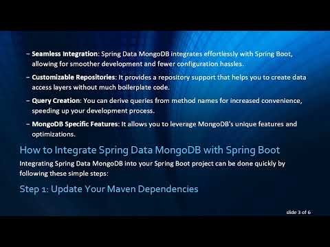 Understanding ORM Options for Spring Boot with MongoDB