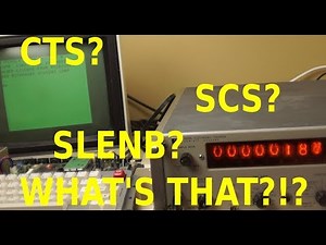 TRS-80 Color Computer Cartridge Signals (SCS, CTS, SLENB)