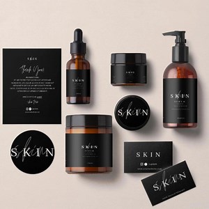 [Hot Item] Custom Printed Cosmetic Bottle Makeup Product Packaging Adhesive Paper Logo Labels Stickers