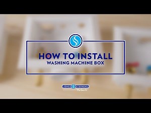 Jones Stephens Washing Machine Box Installation