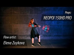 LED Poi flow & spinning / NeoPoi Pro 150 HD / Demo