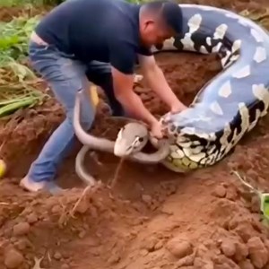 103K views · 815 reactions | Giant python swallowed small snakes and chased me | Treasure Hunter | Facebook