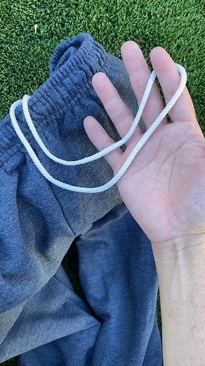 Single loop sweats knot #sweatpants #knot #ropetutorial | First class amateur