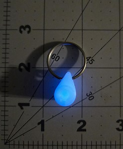 G-tube Feeding Tube Cap Keychain Glow in the Dark - Etsy