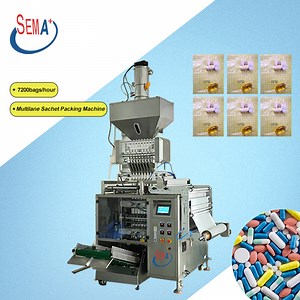 [Hot Item] Automatic 8-Lane Packaging Machine Multi-Lane Back Sealing 5g Packaging Machine