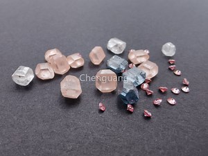[Hot Item] Pink Green White Yellow Black Hpht Lab Grown Rough Diamond Making Machine Colored Diamond for Jewelry