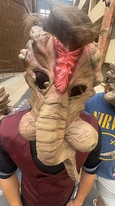 We're wearing the Facehugger mask from the movie Alien! #HalloweenCostumes #Facehuggers #AlienRomulus #halloweenmask | HalloweenCostumes.com