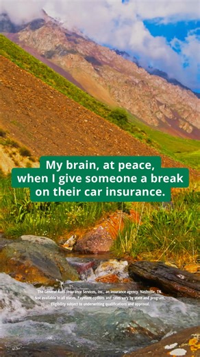Giving people a break on their car insurance, is The General’s version of self care. | The General Insurance