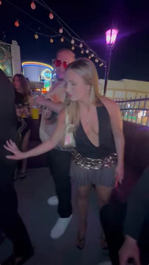 Ella slapping Dante's ass