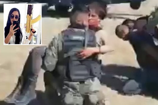 Final moments of ultra violent female cartel boss dubbed 'La Catrina' shot dead in gun battle with Mexican cops