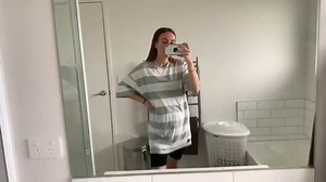 Pregnant Girl HUGE Baby Bump Progression