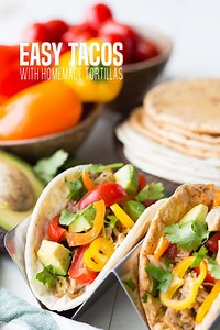 Easy Tacos with Homemade Tortillas with Rotimatic