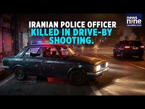 Chilling footage | Iranian police commander killed in drive-by ambush amid protests