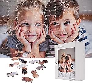 Custom Puzzles from Photos & Picture for Adults, Puzzles with Your Own Picture, Personalized Puzzle for Pet, Family, Wedding, Christmas 120/200/300/500/1000 Pieces Jigsaw Puzzle