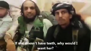 ISIS fighters laugh about buying female Yazidi slaves