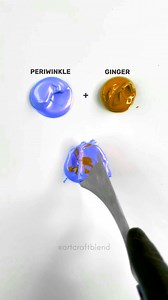 100K views · 1K reactions | Watch Periwinkle and Ginger Color Mixed Together! #fblifestyle #colormixing #satisfying | Art Craft Blend | Facebook