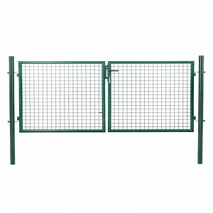 [Hot Item] Metal Mesh Panel Yard Guard Garden Fence Gate for Safety