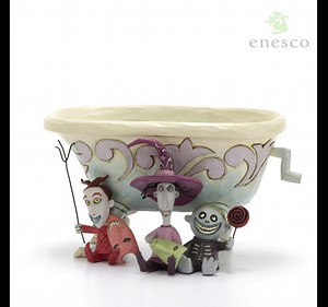 Enesco Disney Traditions Lock Shock Barrel Candy Dish, Multicolor