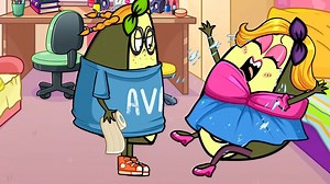 134K views · 3.1K reactions | If you have a doppelganger, you are very lucky! For example, you can have fun pranks. But if there are disagreements between the twins, there will be an epic battle! Smart versus handsome, fast versus strong, HOT versus COLD! Especially if you are aliens... | Avocado Couple | Facebook