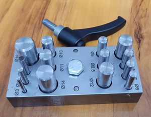 Round 14 Piece Disc Cutter Set 3mm-16mm Jewelry Making Metal Coins Punch Tool Set - Etsy