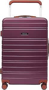 Travelers Club 2PC or 20" Navigate Luggage Set, Burgundy, 20" Carry-On