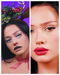 2.6K views · 12 reactions | Christmas makeup ideas to level up your festive glam✨ | MetDaan Fashion | Facebook