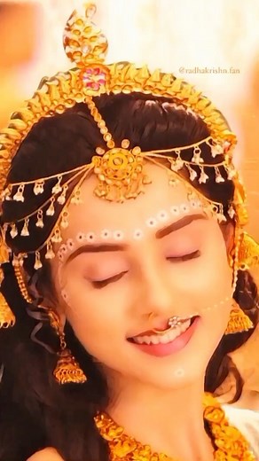 RadhaKrishn on Instagram: "Radha Rani  shying away from her Krishn 殺 Radhe Radhe ❤️✨ ♡ ♡ Radhe Radhe ❤️ ♡ ♡ #beatking_sumedh #mallikasingh #radheradhe ♡♡♡♡♡♡♡♡♡♡♡♡♡♡♡♡♡♡♡♡♡♡♡"