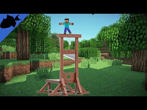 How To Build a WORKING Guillotine In Minecraft IMPROVED (Minecraft 1.18)