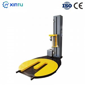 [Hot Item] M Shape Turntable Pallet Wrapper Film Prestretch Pallet Wrapping Machine