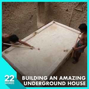 404K views · 391 reactions | These guys create this amazing underground house with a swimming pool and pool table in the middle of a jungle... Tube Unique Wilderness | MagiQuiz | Facebook