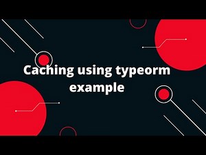 🔥 Node.js + TypeScript + TypeORM Tutorial #27: Caching Results for Faster Queries!