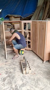 3.3K views · 62 reactions | HANGING CABINET #cabinets #woodworking #furnituredesign #instreamadseligibility #instreamadsmonetization | JJ Channel | Facebook