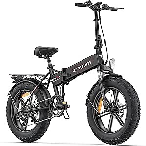 ENGWE EP-2 Pro Electric Bike 960W (Peak) Folding Ebike for Adults with 48V13A Battery Range 75Mile - 20" 4.0 Fat Tire Electric Bicycle, 7 Speed Gear E-Bike All Terrain
