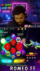 Luck Romeo🥵 500💎 2 Evo Guns🔥 #evovaultevent #ffshortstamil #romeoff