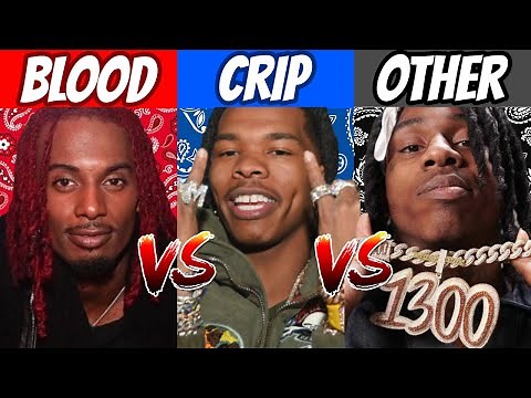 BLOOD vs CRIP vs OTHER GANG RAPPERS! *2022*