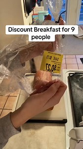 590K views · 9.4K reactions | Using some discount grocery finds to make a quick and cheap breakfast! #largefamily #grocery #budget #frugal #mom #sahm #discount #groceryhaul | Teal House Farm | Facebook