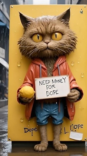 dope cat is back with the anti gravity hack ☂️ 🎨 @_johnpierre_ | Dope Lemon